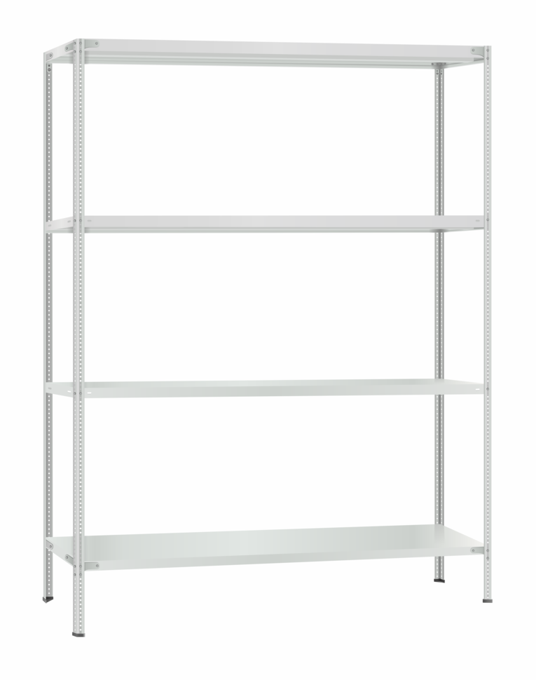 Стеллаж металлический Титан МС-500 2400х1500х500 4 полки Стеллаж металлический Титан МС-500 2400х1500х500 4 полки