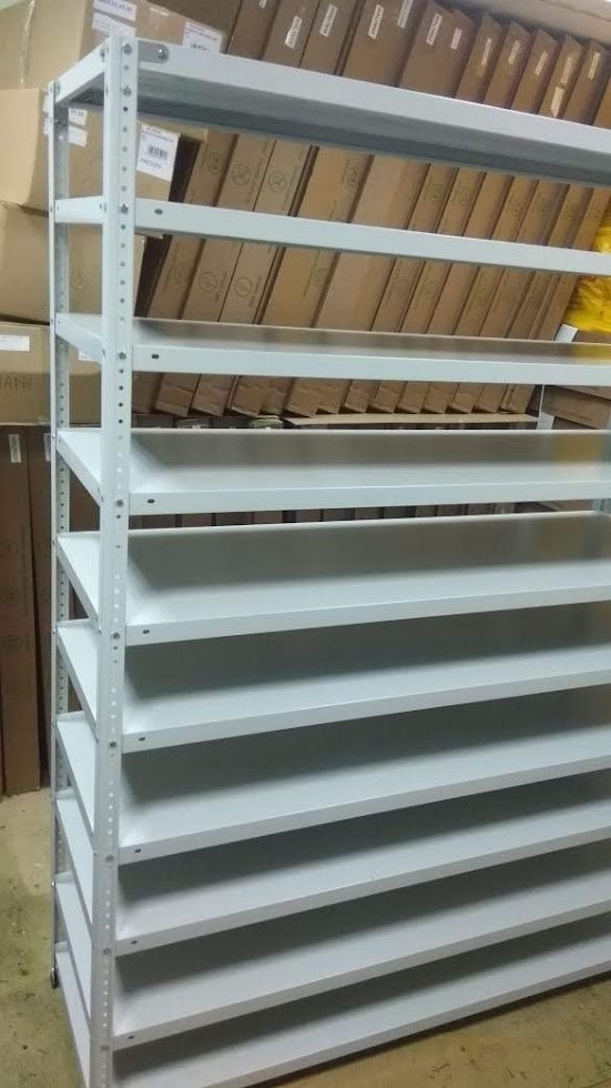 Стеллаж металлический Титан МС-500 1800х1200х500 10 полок