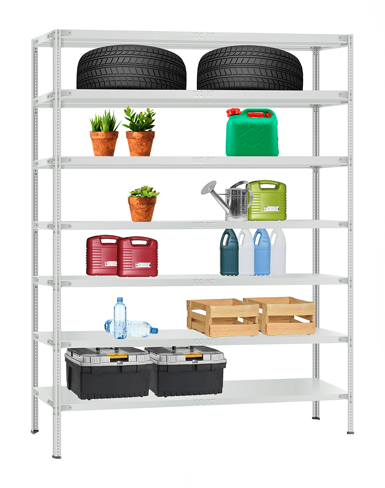 Стеллаж металлический Титан МС-900 1800x1000x600 7 полок