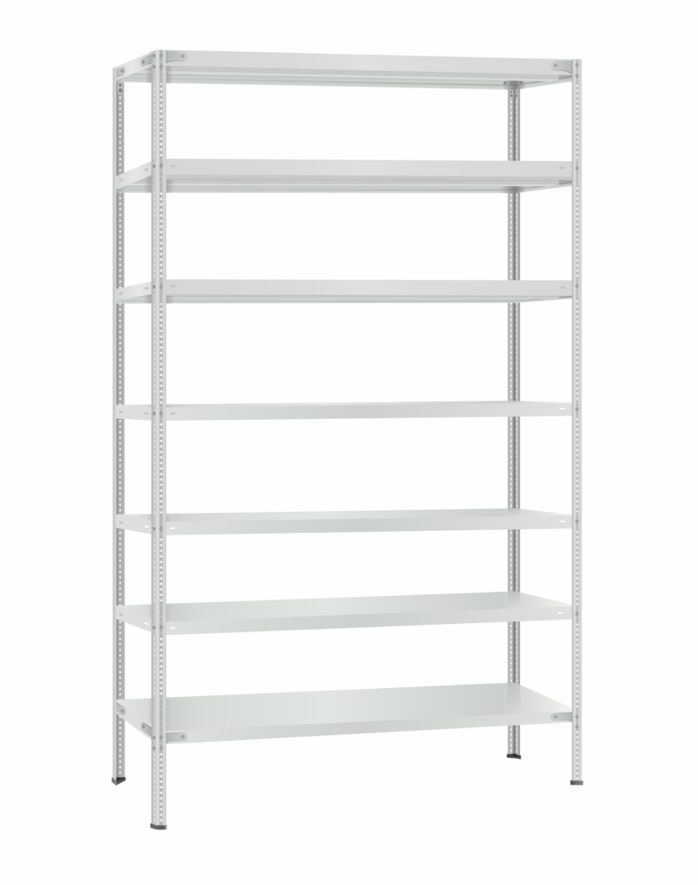 Стеллаж металлический Титан МС-500 2400х1200х400 7 полок