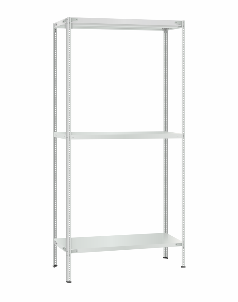 Стеллаж металлический Титан МС-500 3000х1000х500 3 полки Стеллаж металлический Титан МС-500 3000х1000х500 3 полки