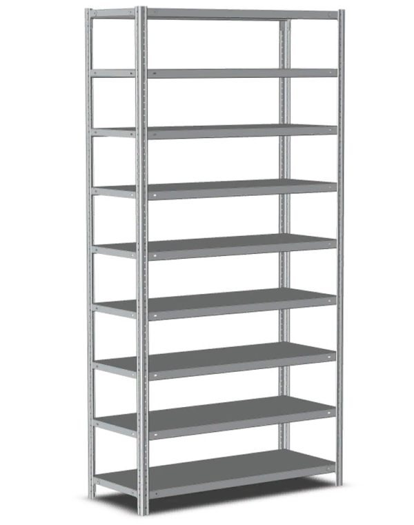 Стеллаж металлический Титан МС-500 1200х1500х400 9 полок